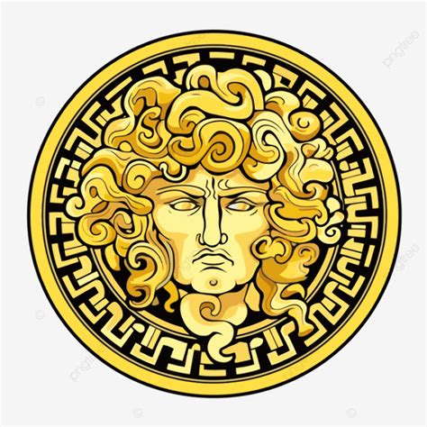 versace medusa clipart